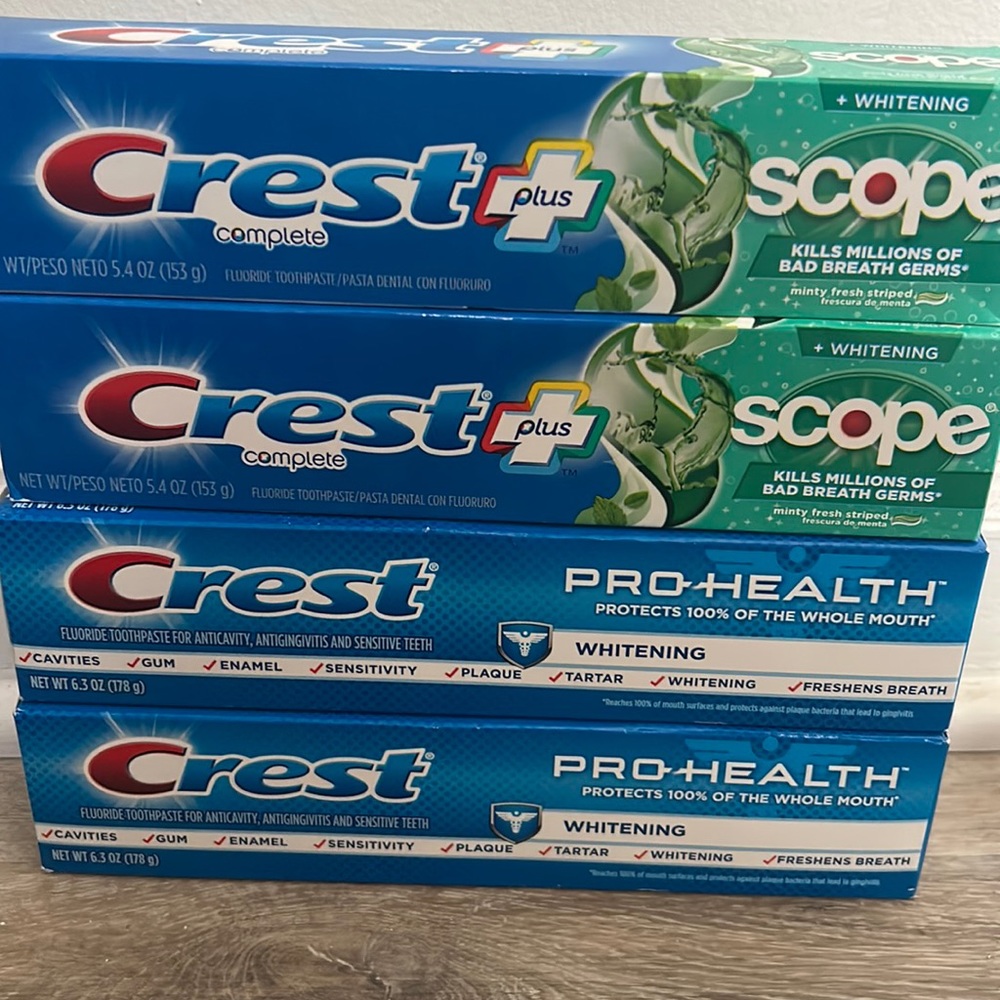 Crest tooth paste